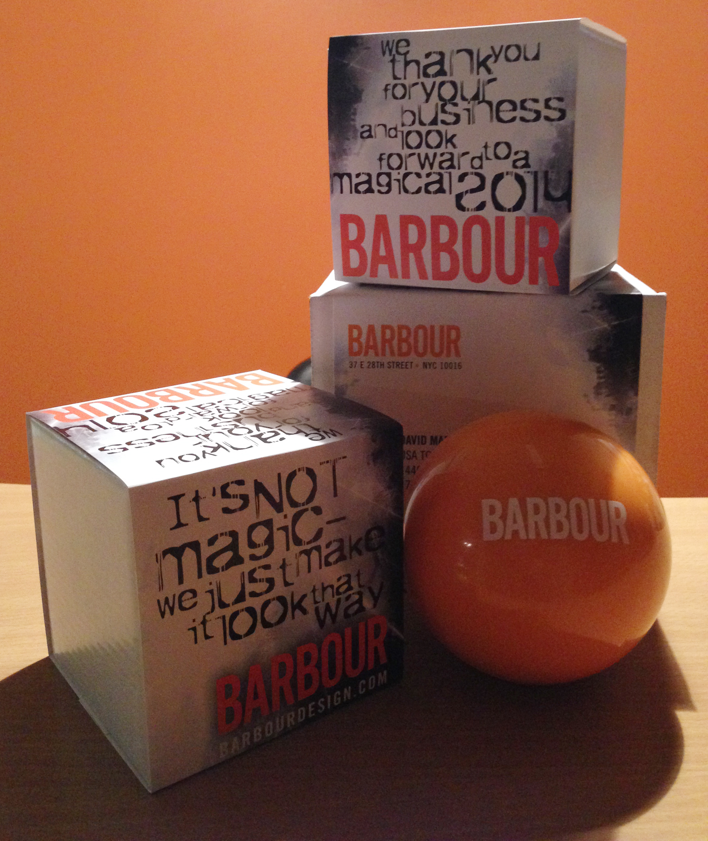 Barbour Magic 8 Ball Mailing