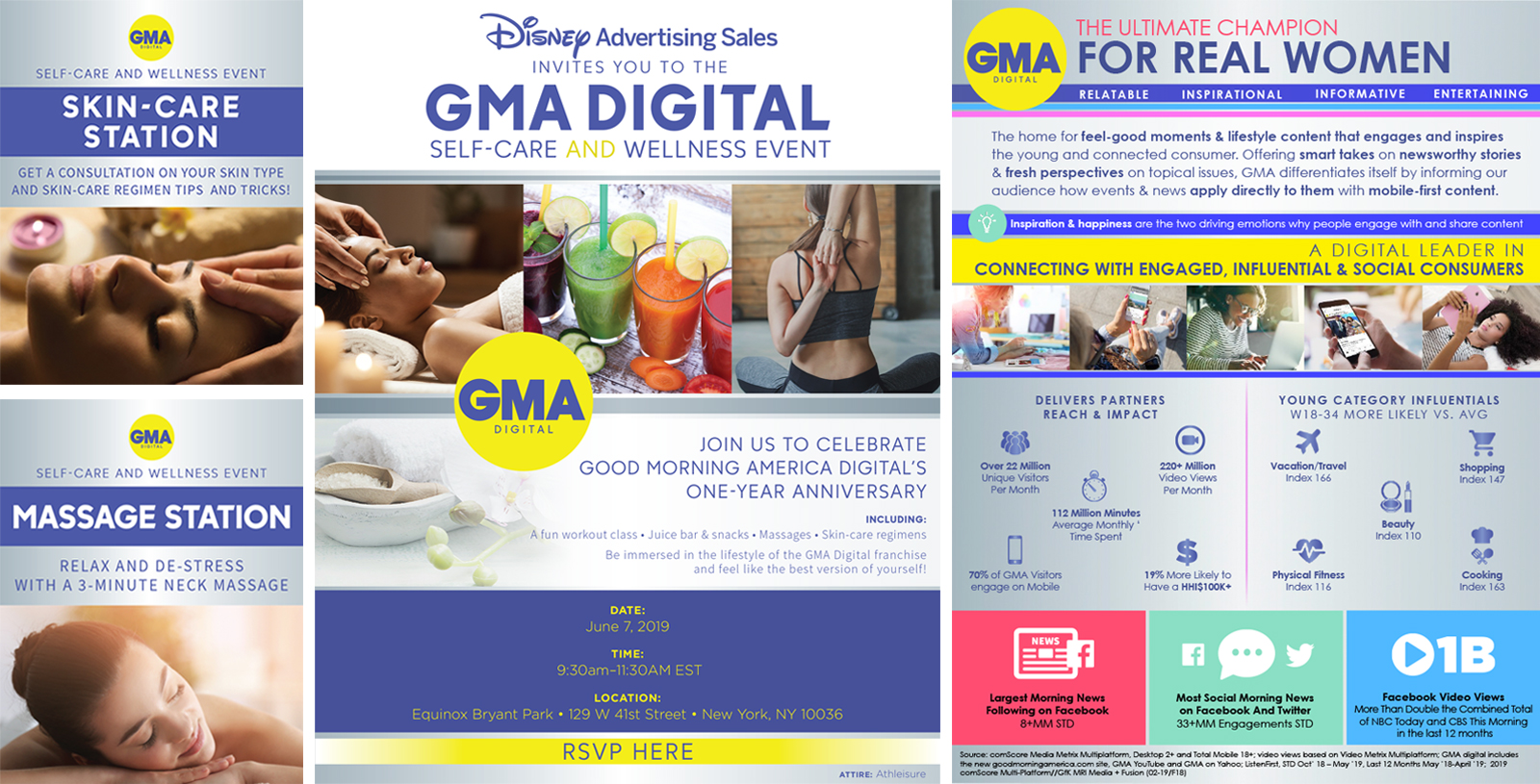 Good Morning America Digital Wellness Events | Event Design, Event Collateral, Client Experiences, Promotional Events | Barbour Design