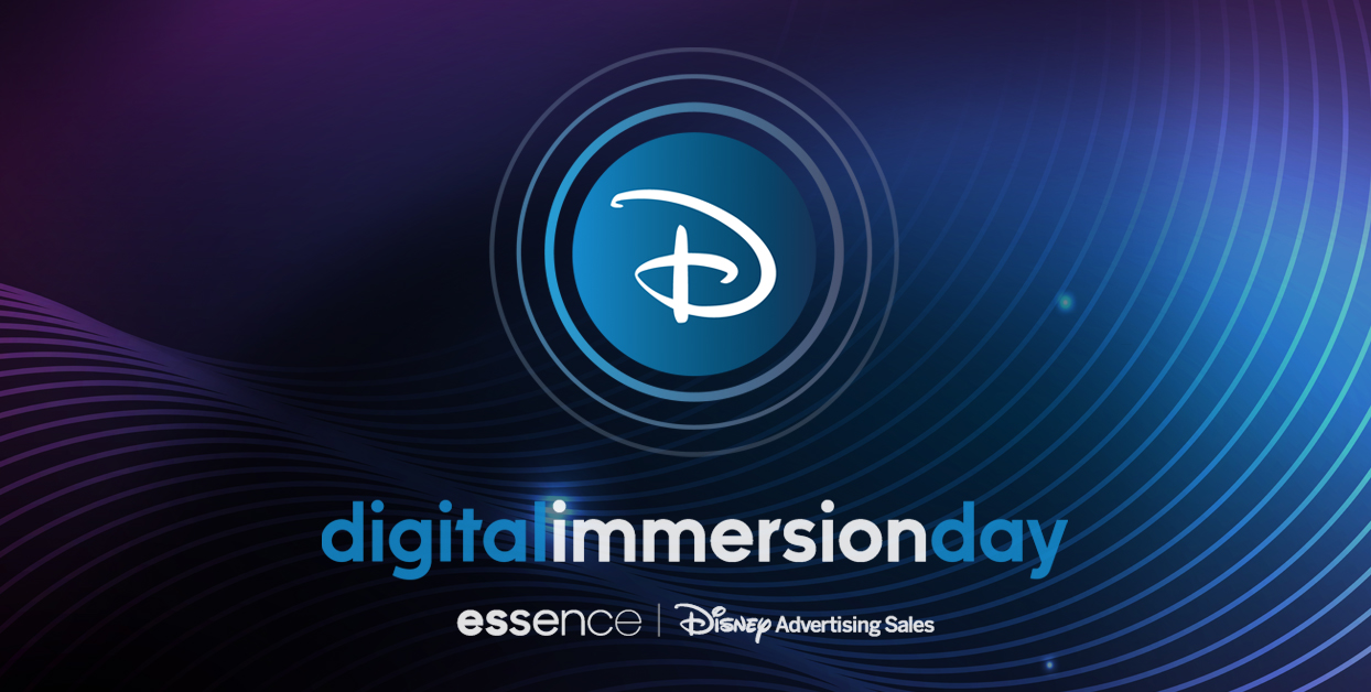 Essence Digital Immersion Day Logo Lockup Disney Ad Sales | Event Design | Barbour Design