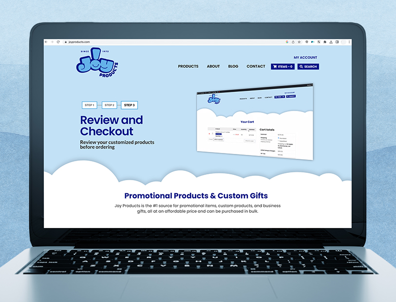 Joy Products Website Social Media | Barbour Design